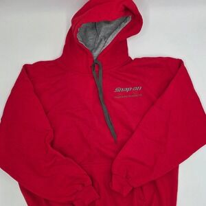 Snap on Diagnostic Specialist Red Hoodie Sweatshirt Mens L Womens XL